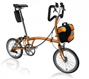 Orange Brompton Bike