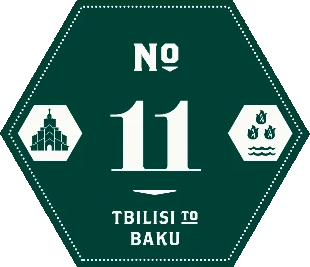 Ride25 Leg 11 badge — Tbilisi to Baku