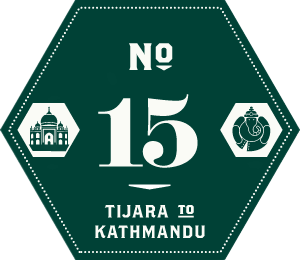 Ride25 Leg 15 badge — Tijara to Kathmandu