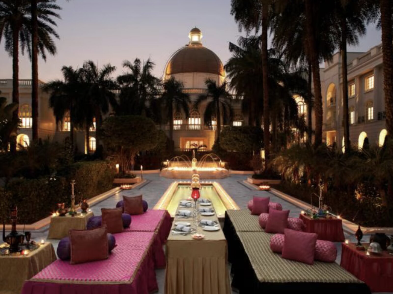 Taj Mahal Lucknow — 5* next to Ambedkar Park and the river, with outdoor pool and spa; Renaissance Hotel next door is our overflow hotel