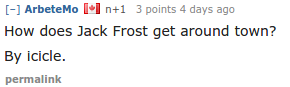 Winter cycling joke