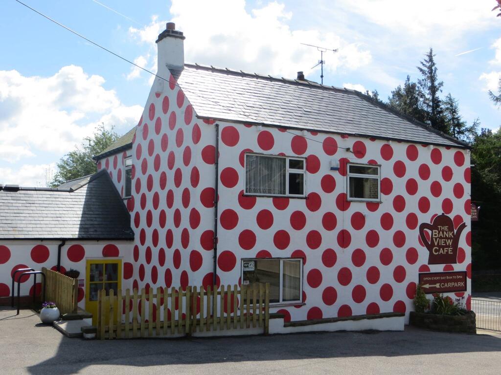 TdF polka dot cafe