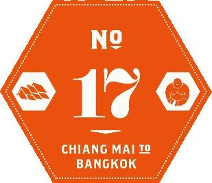 Ride25 Leg 17 badge — Chiang Mai to Bangkok