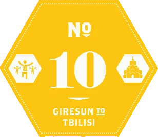 Ride25 Leg 10 badge — Giresun to Tbilisi