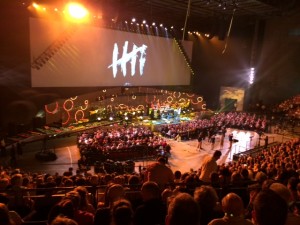 Embrace at TdF Opening Ceremony