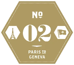 Ride25 Leg 2 badge — Paris to Geneva