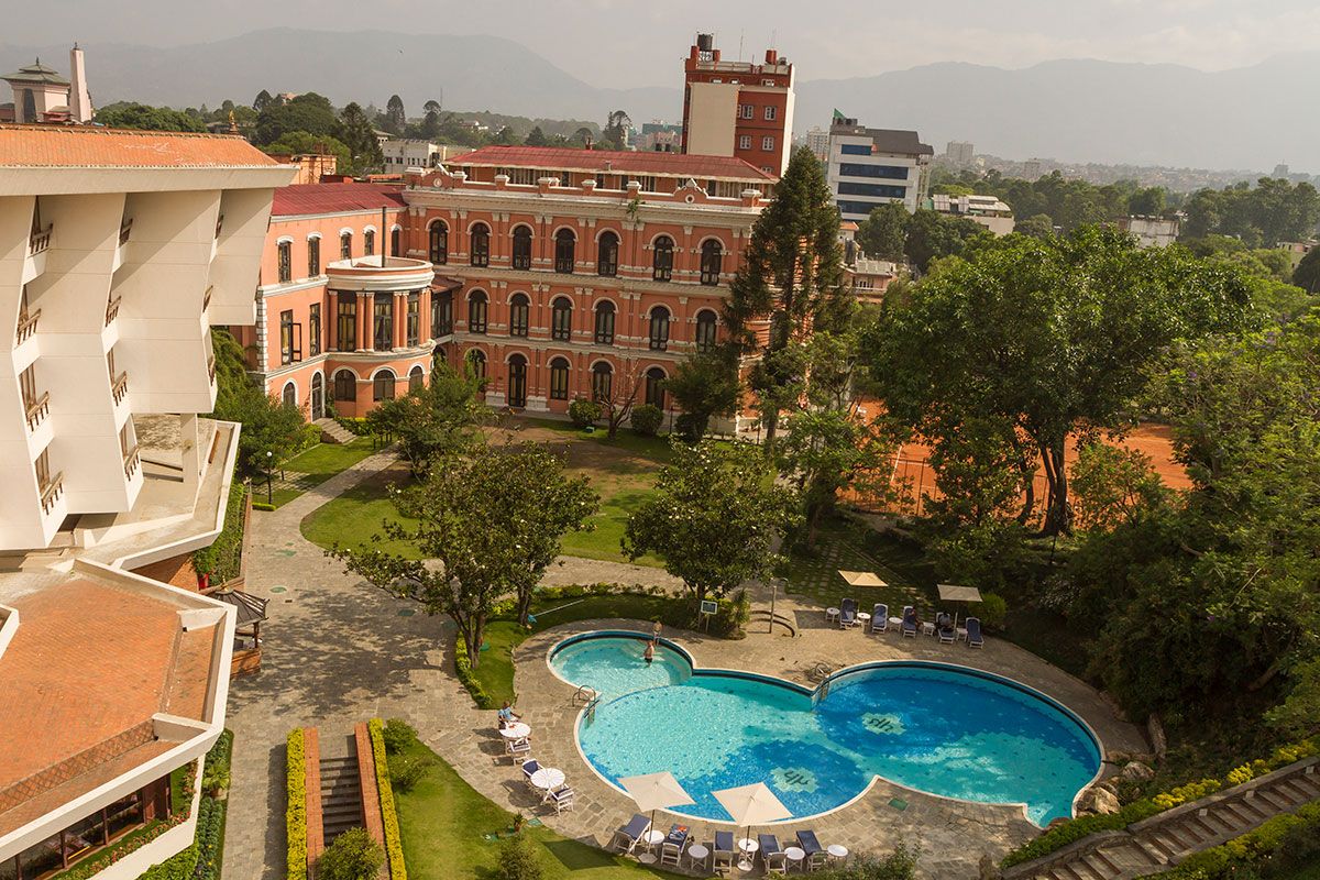 Yak & Yeti, Kathmandu — 5* heritage hotel in the centre, dinner in a 200 year old palace, with Moxy as the overflow hotel