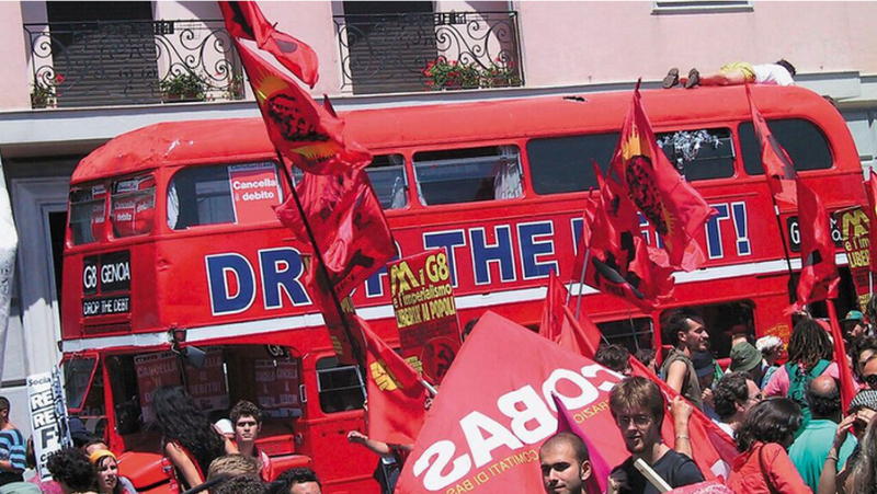 The protest bus