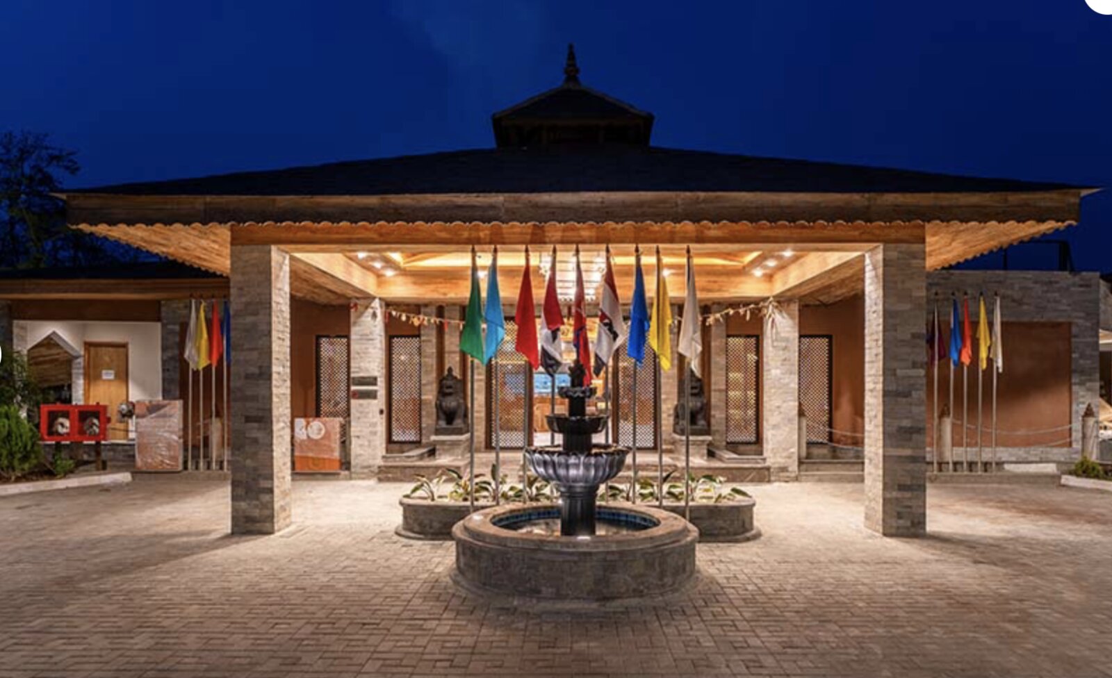 Royal Tulip, Chitwan — 5* resort hotel, with Banbas Resort, 1.3 km further on, as the overflow hotel