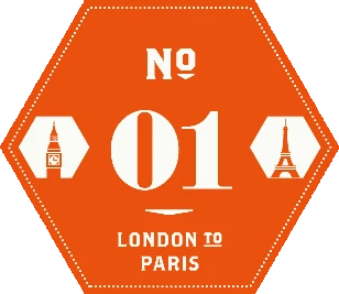 Ride25 Leg 1 badge — London to Paris