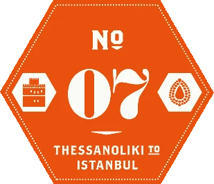 Ride25 Leg 7 badge — Thessaloniki to Istanbul
