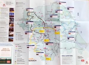 Yorkshire Grand Depart TdF Cycle Map