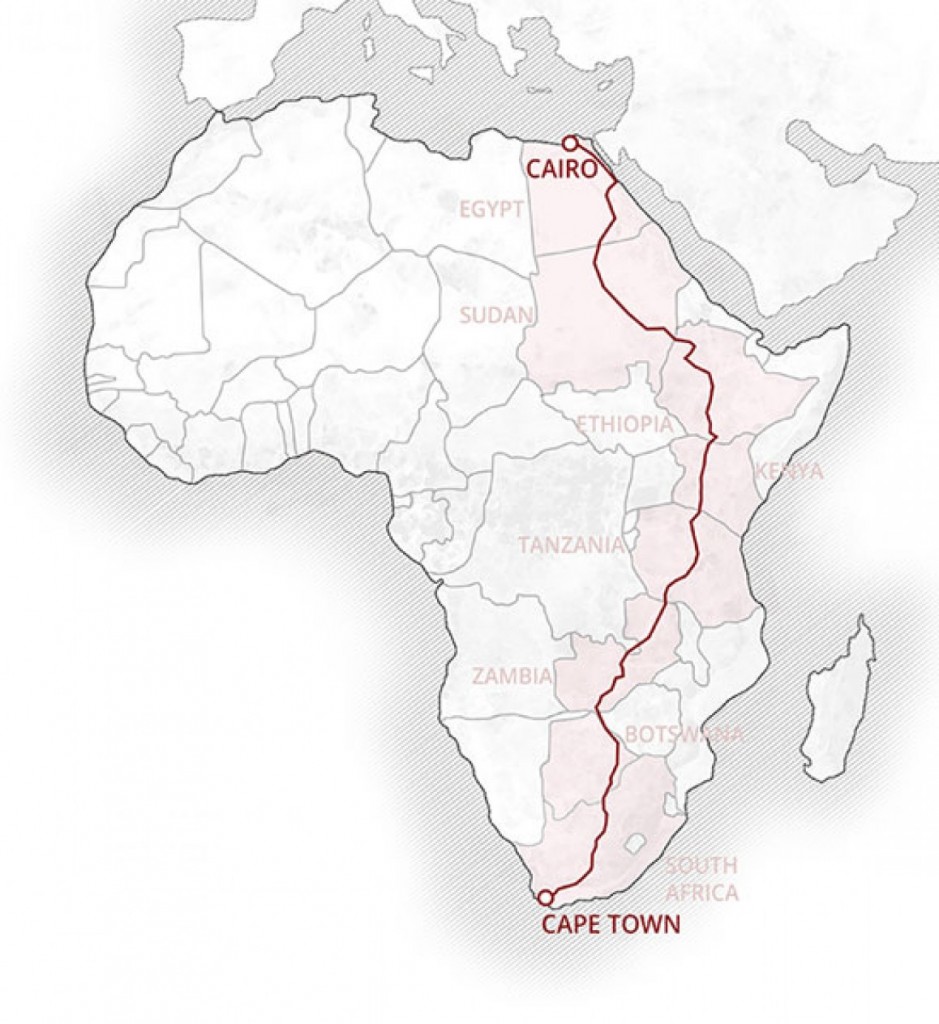 Africa Solo route