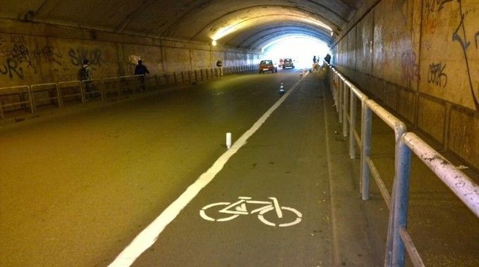Rome bike lane