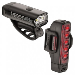 Lezyne Micro Drive 400XL w/Strip Drive Rear Light Set Y9